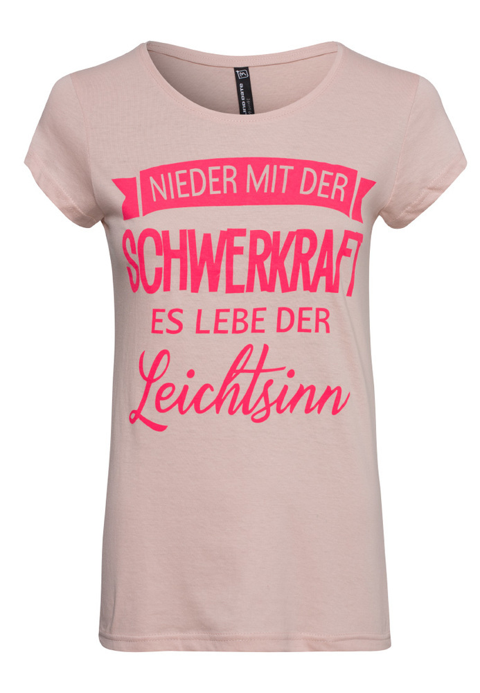 T-Shirt mit Sprüche-Druck