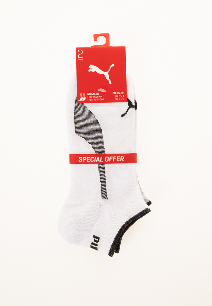 PUMA-Sneaker-Socken, 2er-Pack