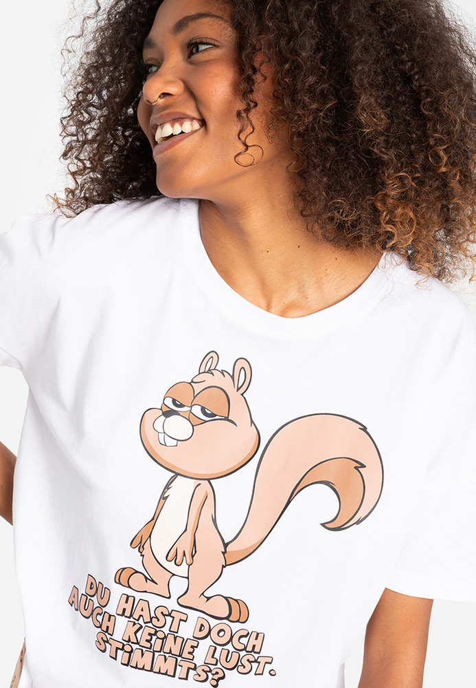 Pyjama-Shirt mit Eichhörnchen