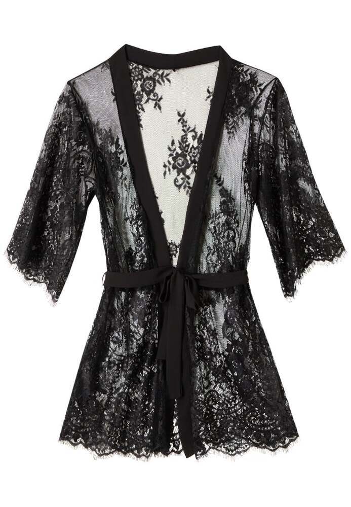 Kimono mit Spitze