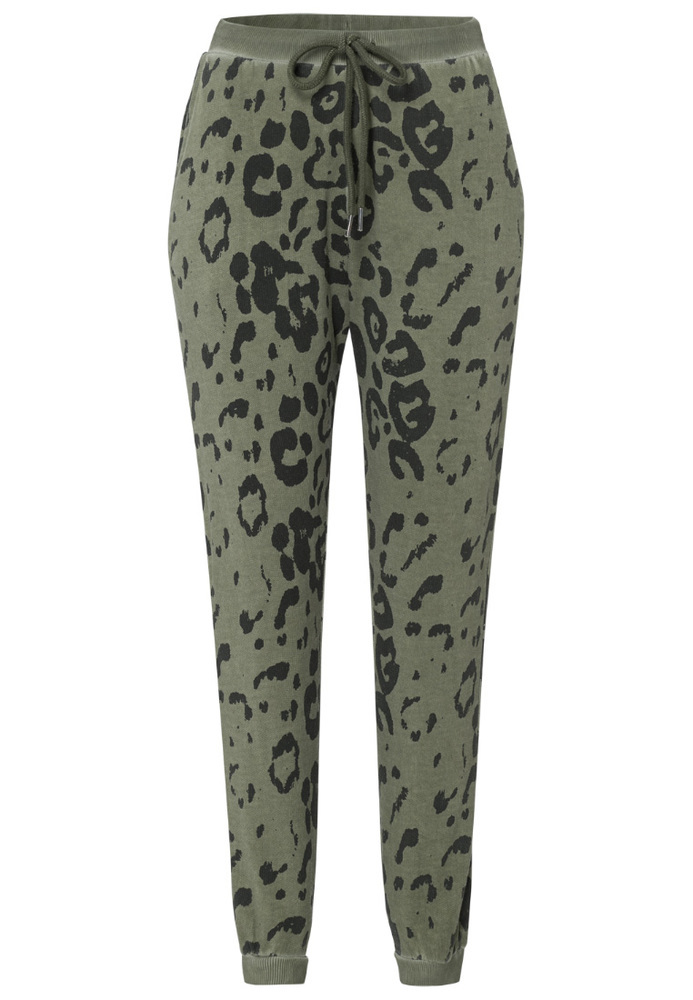 Jogginghose mit Animal-Print