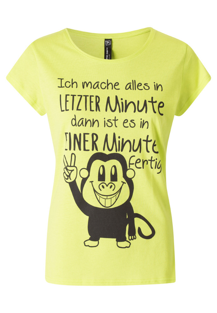 T-Shirt mit Sprüche-Druck