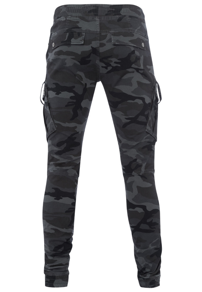 Cargohose mit Camouflage-Optik