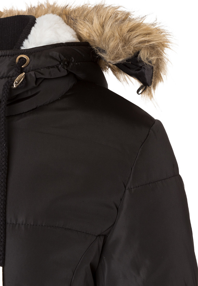 Steppjacke mit Kapuze