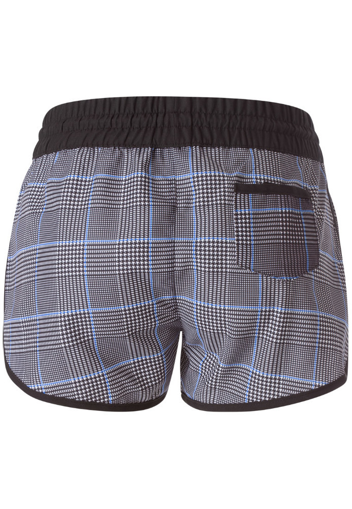 Badeshorts mit All-Over Karo-Muster