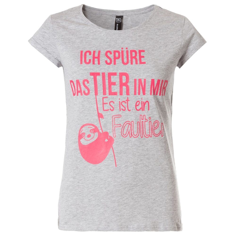 T-Shirt mit Sprüchedruck