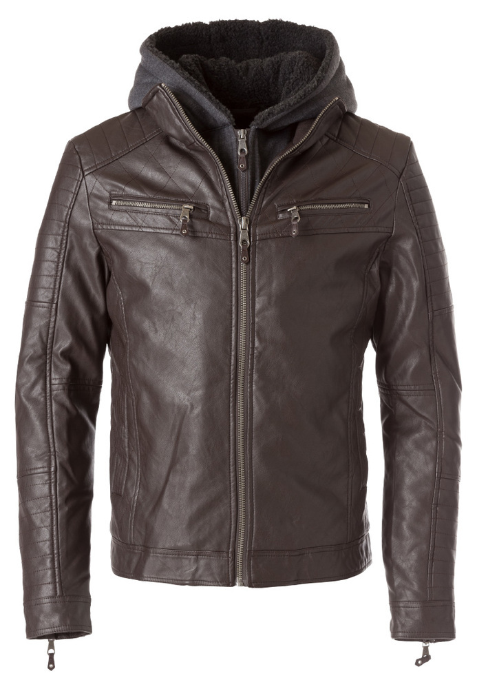 Bikerjacke im Lagen-Look