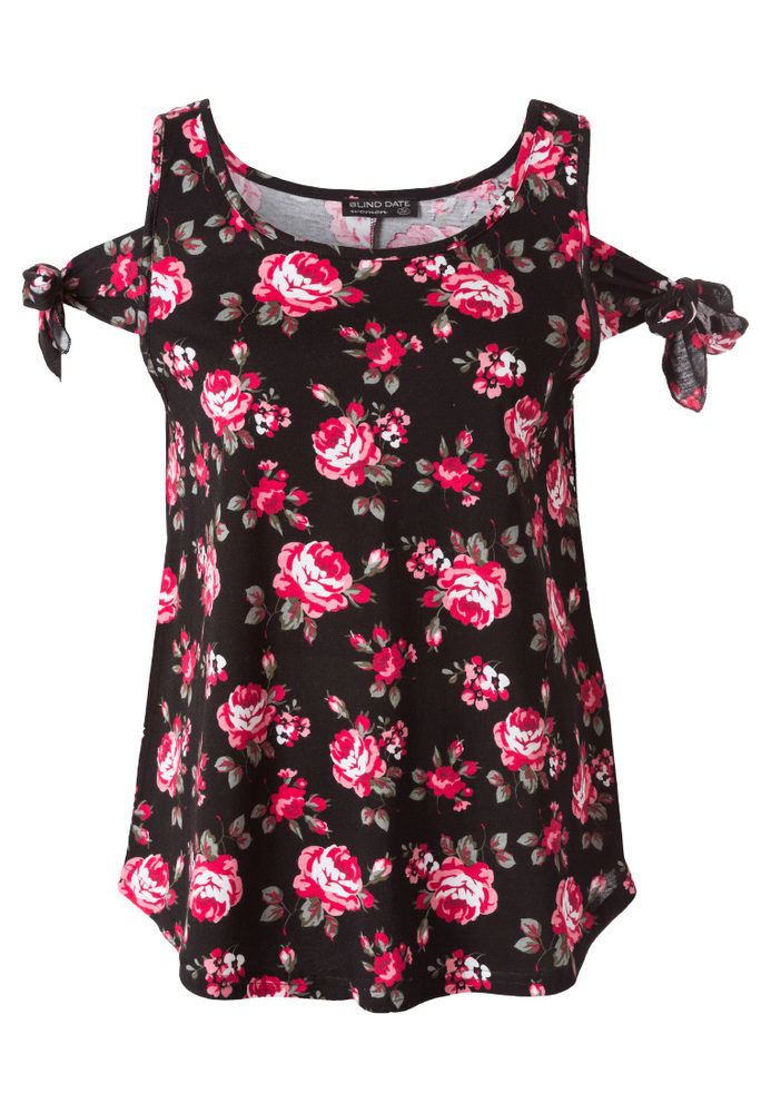 Top mit Blumen-Print