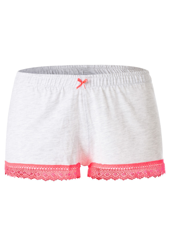 Pyjama-Shorts mit Spitze