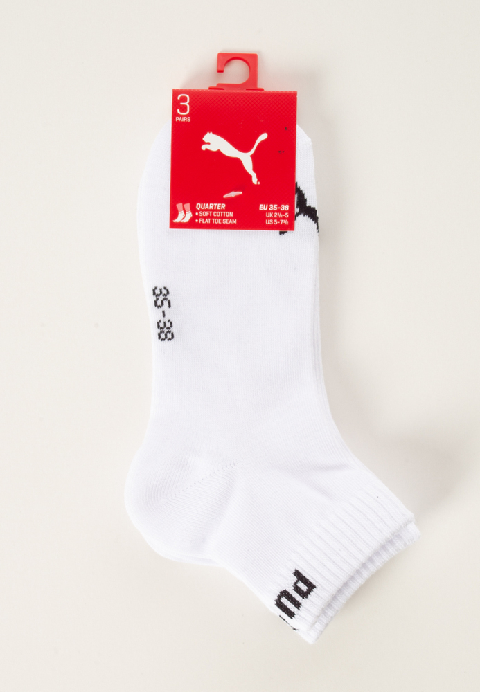 Essential PUMA Quarter-Socken, 3er-Pack