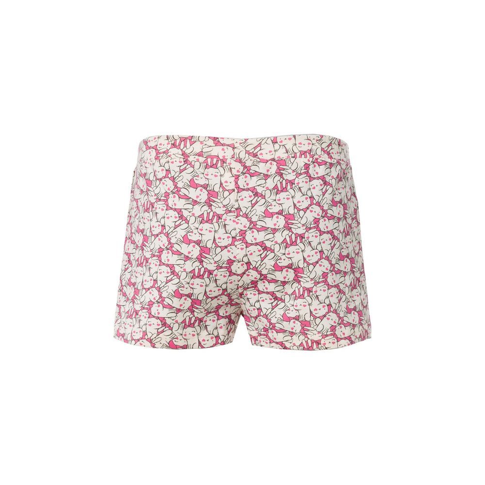 Pyjama Shorts mit Hasen