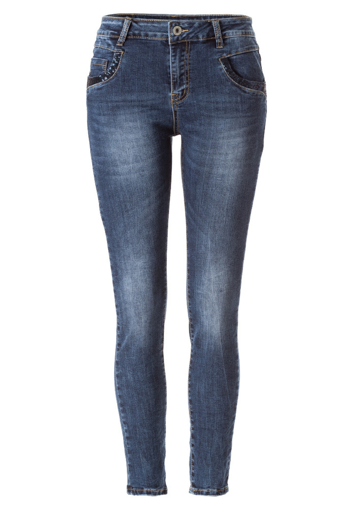 Straight Regular Rise Jeans