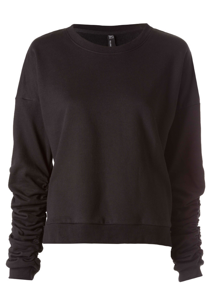 Sweatshirt mit Raffung