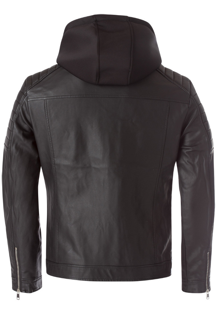 Bikerjacke aus Lederimitat