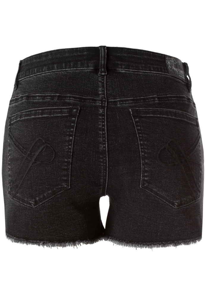 Jeans-Shorts mit Spitze