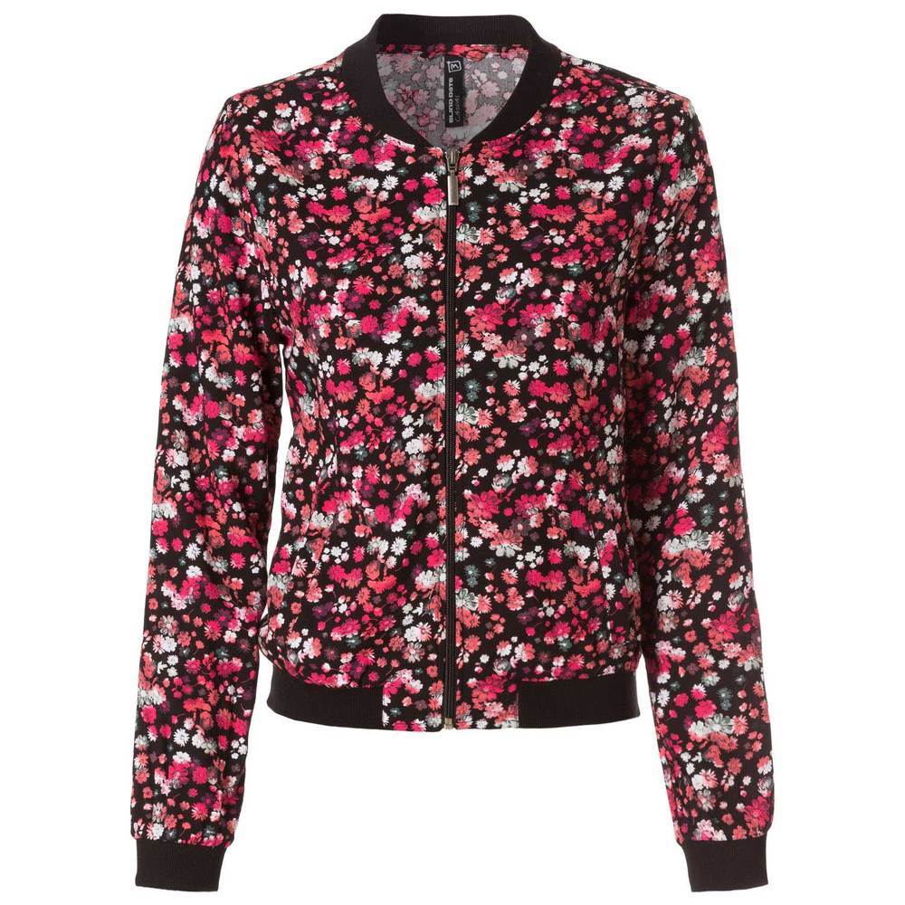 Bomberjacke mit Blumen-Muster