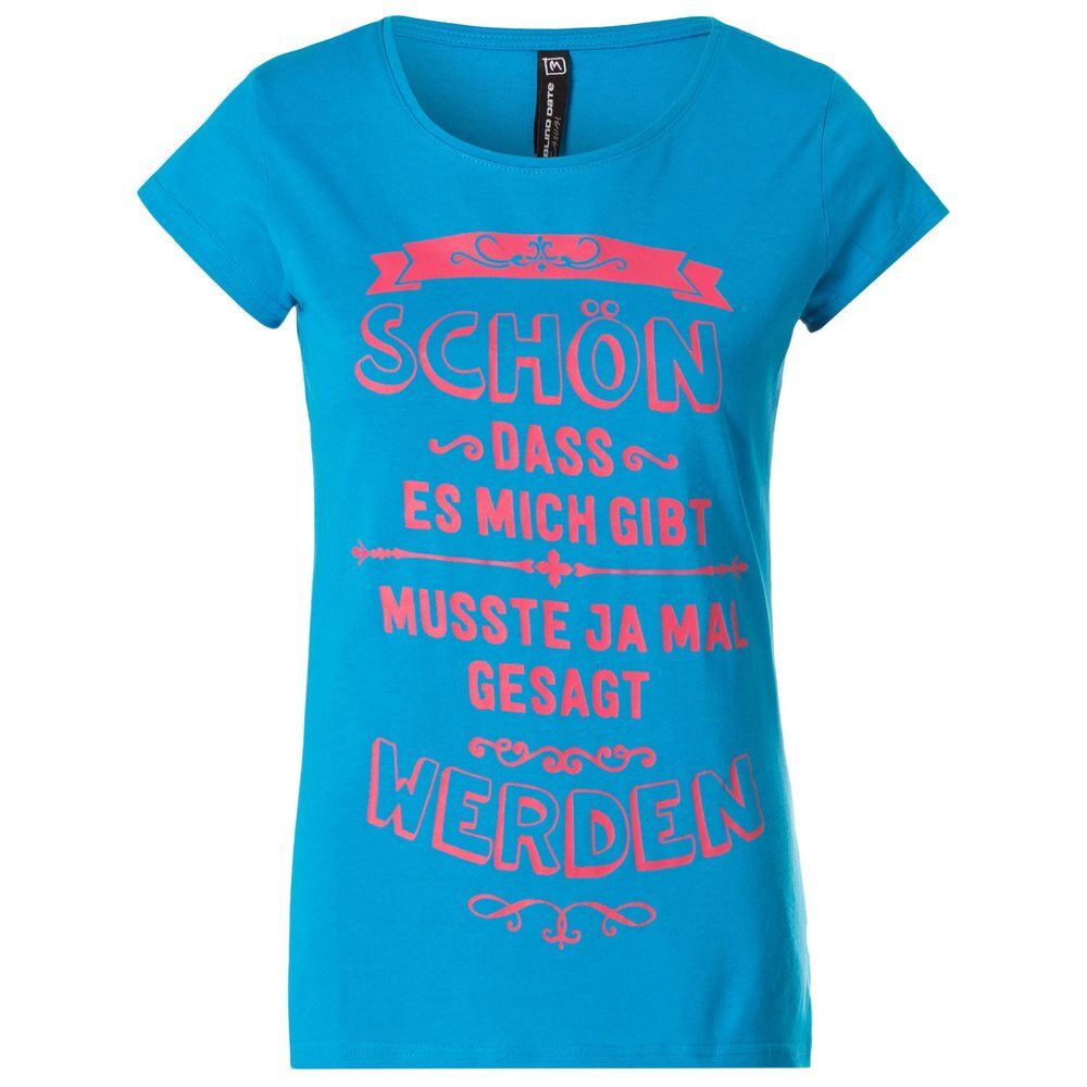 T-Shirt mit Sprüche-Druck