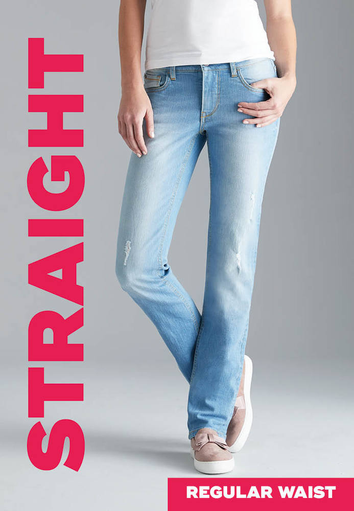 Straight Regular Waist Jeans