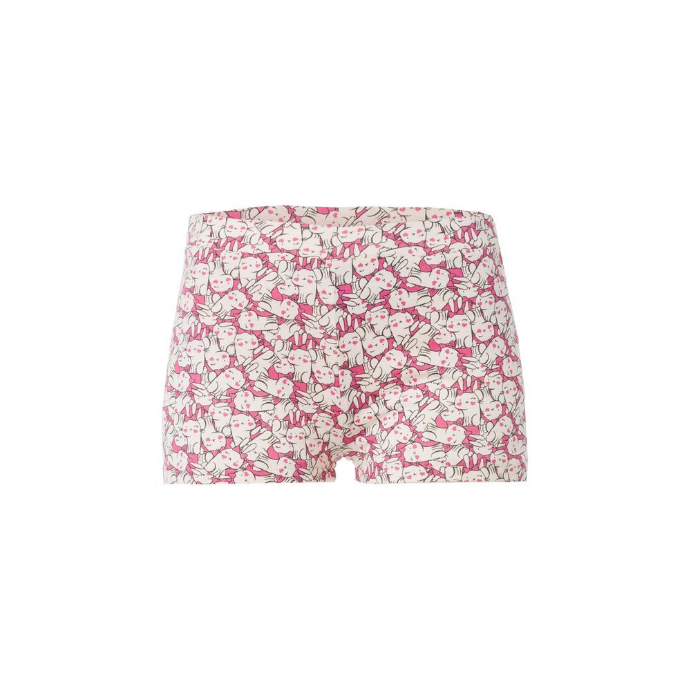 Pyjama Shorts mit Hasen