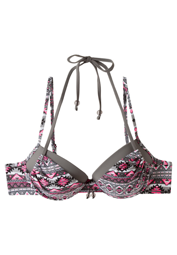 Bikini-Top im Lagen-Look