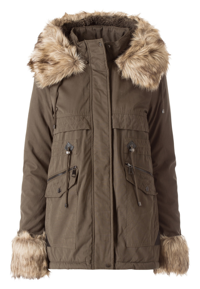 Parka mit Fake-Fur