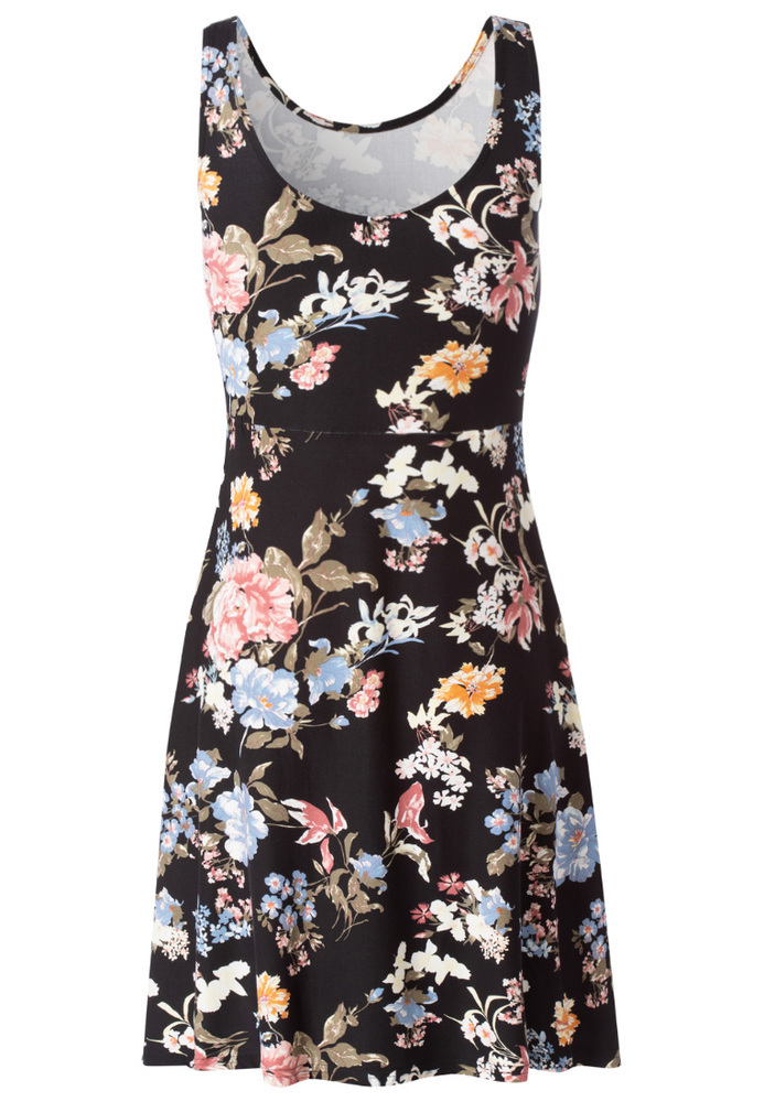 Kleid mit All-Over Print