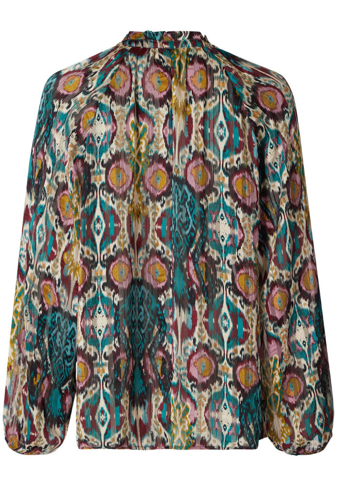 Bluse mit Ethno-Print