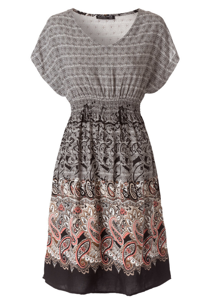 Kleid mit Paisley-Muster