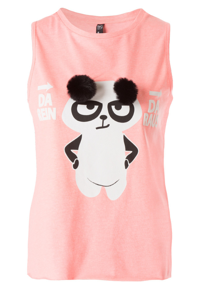 Tank-Top mit Panda-Motiv