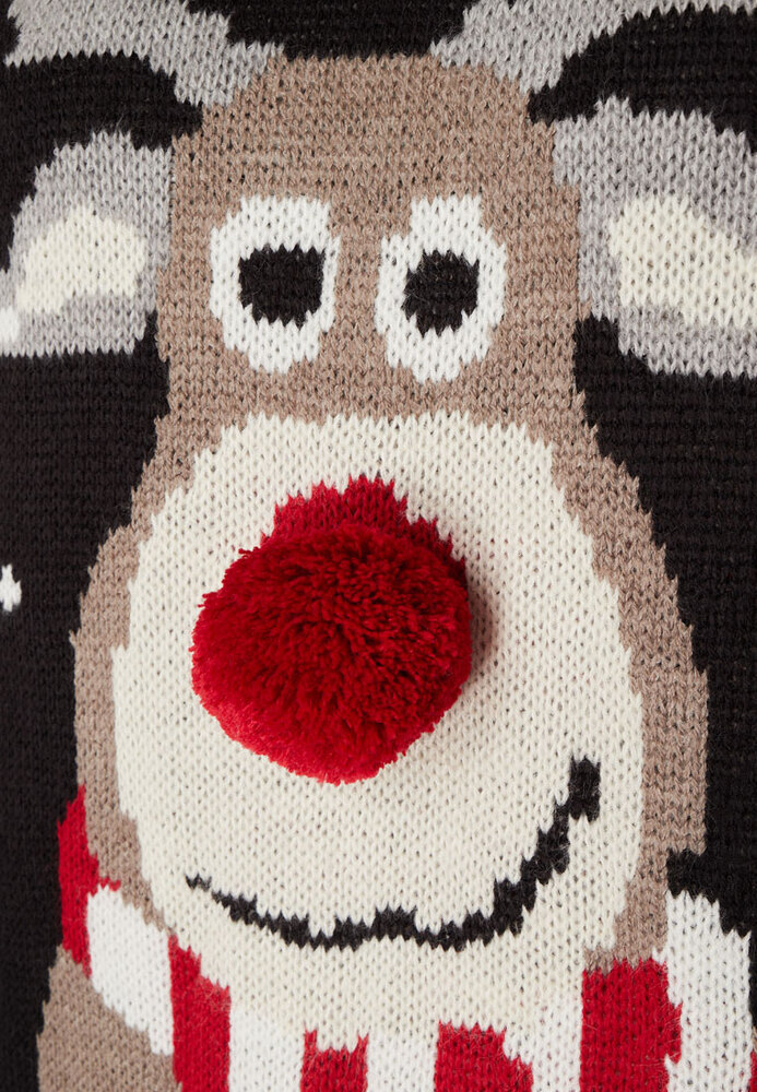 Strickpulli mit X-Mas-Motiv