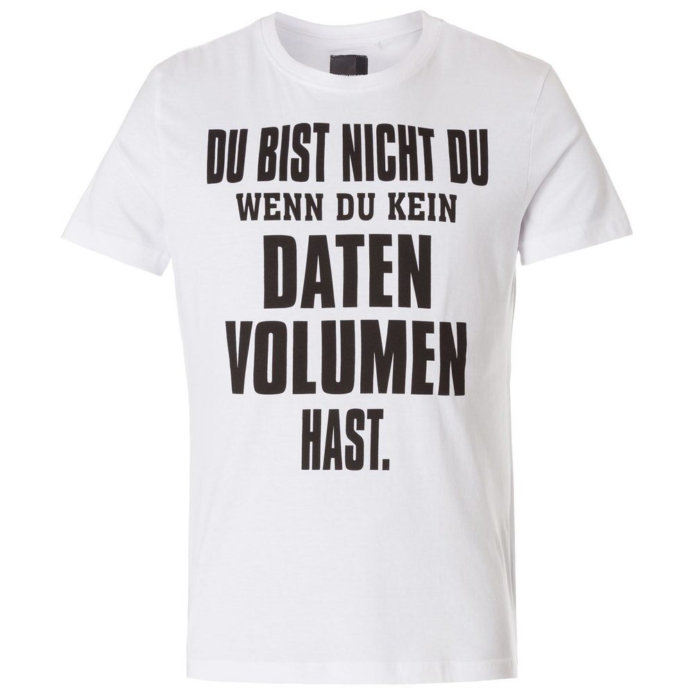 T-Shirt mit Sprüche-Druck