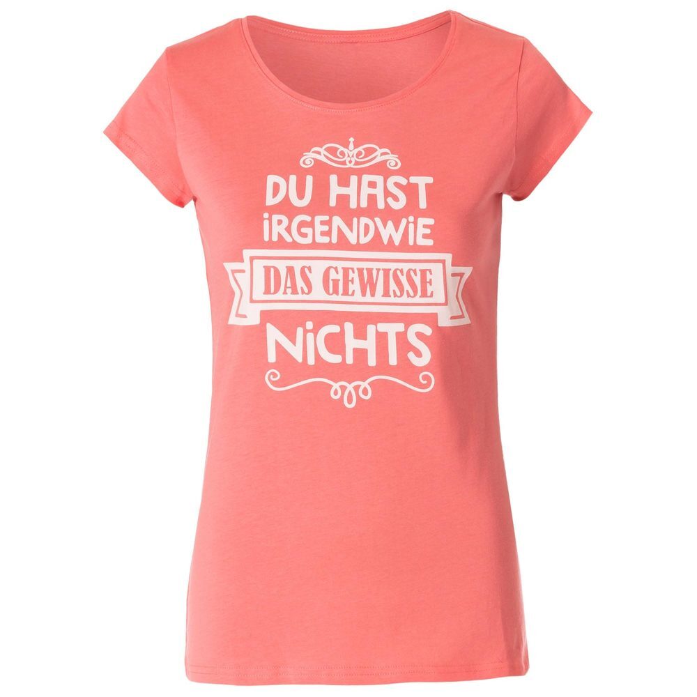 T-Shirt mit Sprüche-Druck