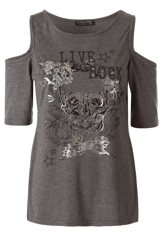 Shirt mit Totenkopf-Print