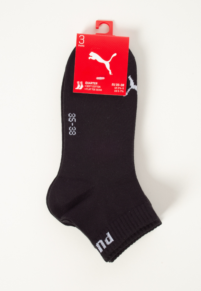 Essential PUMA Quarter-Socken, 3er-Pack