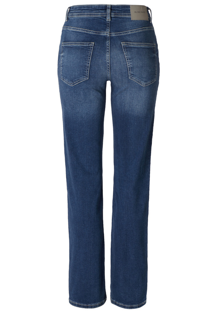 Straight Mid Waist Jeans