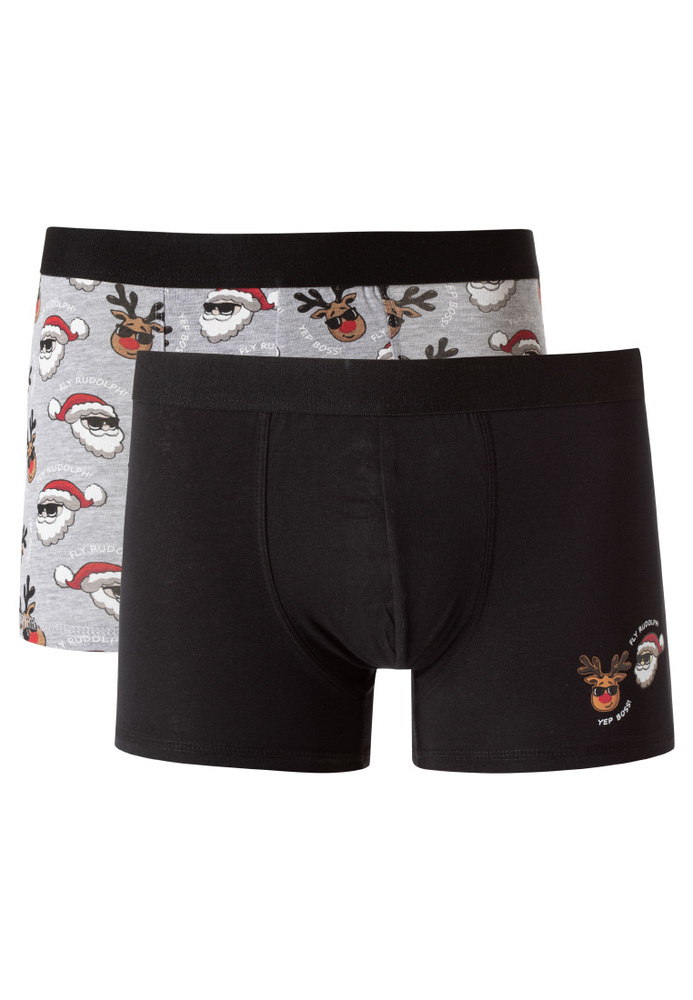 Retro-Boxershorts, 2er-Pack