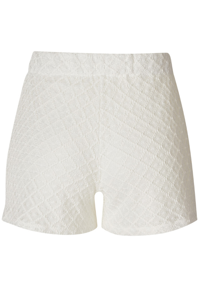 Shorts aus Crochet-Spitze