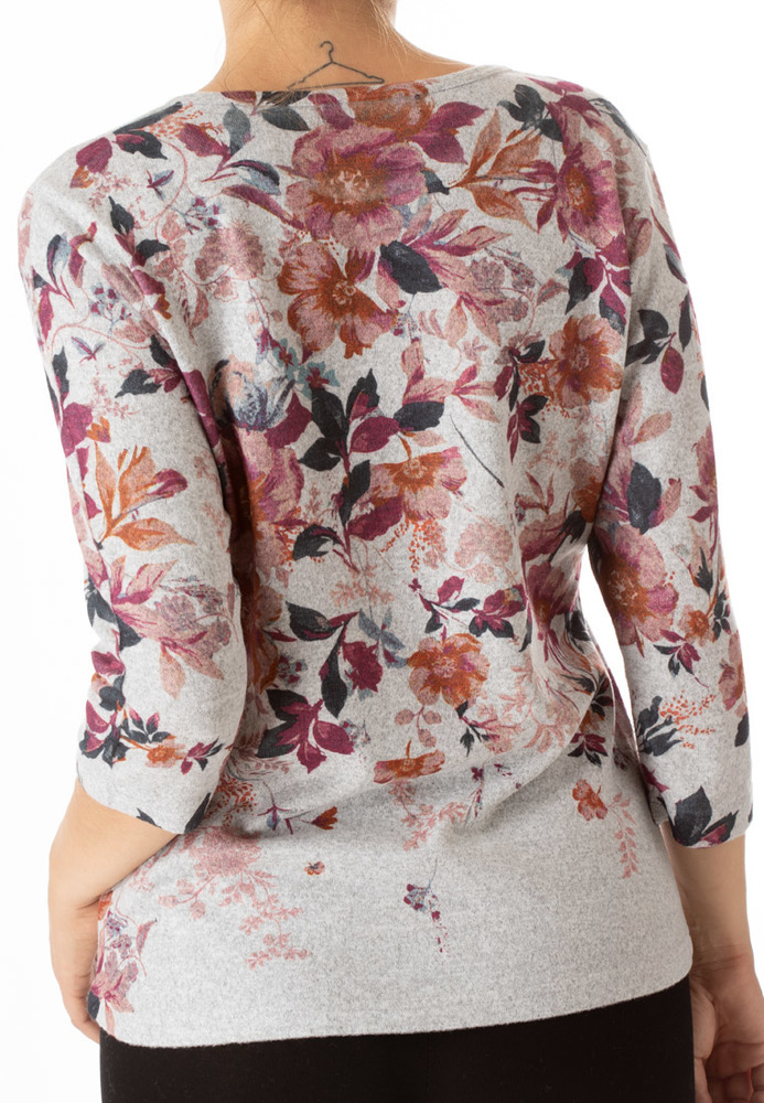 Longsleeve mit Blumen-Print