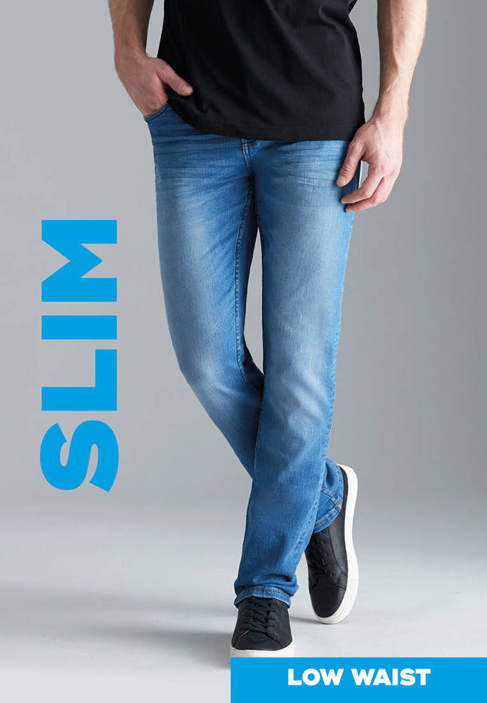 Slim Regular Waist Jeans