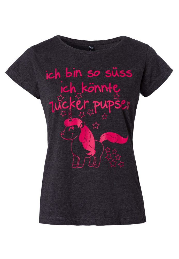 T-Shirt mit Sprüche-Druck