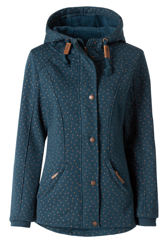 Kapuzenjacke mit All-Over-Muster