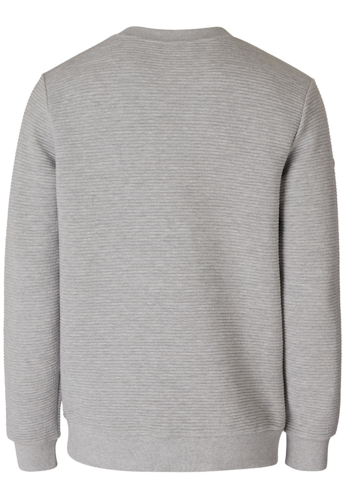 Sweatshirt mit Querripp-Struktur