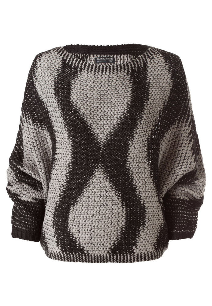 Pullover mit Wellen-Muster