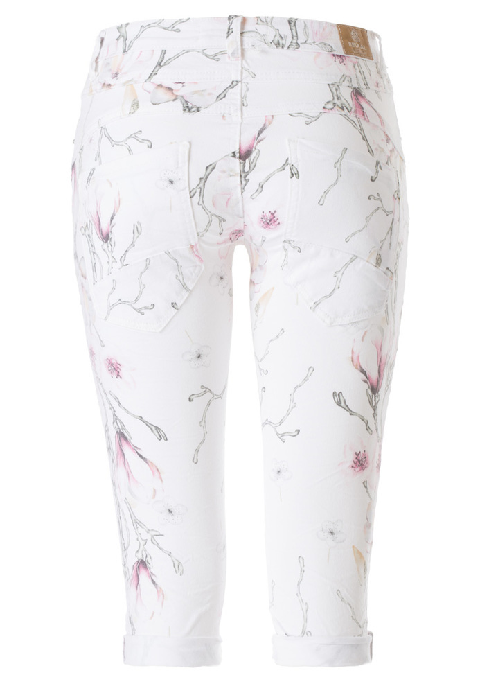 Caprihose mit All-Over-Print