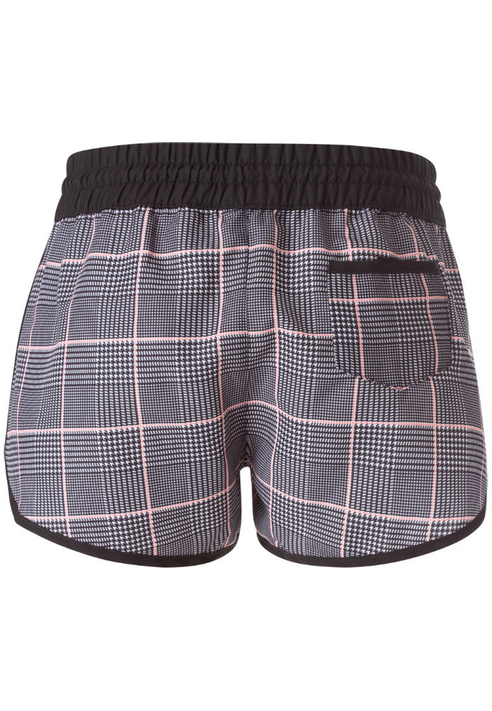 Badeshorts mit All-Over Karo-Muster