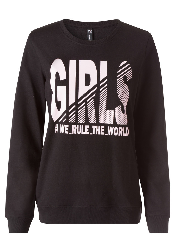 Sweatshirt mit Schriftzug-Print