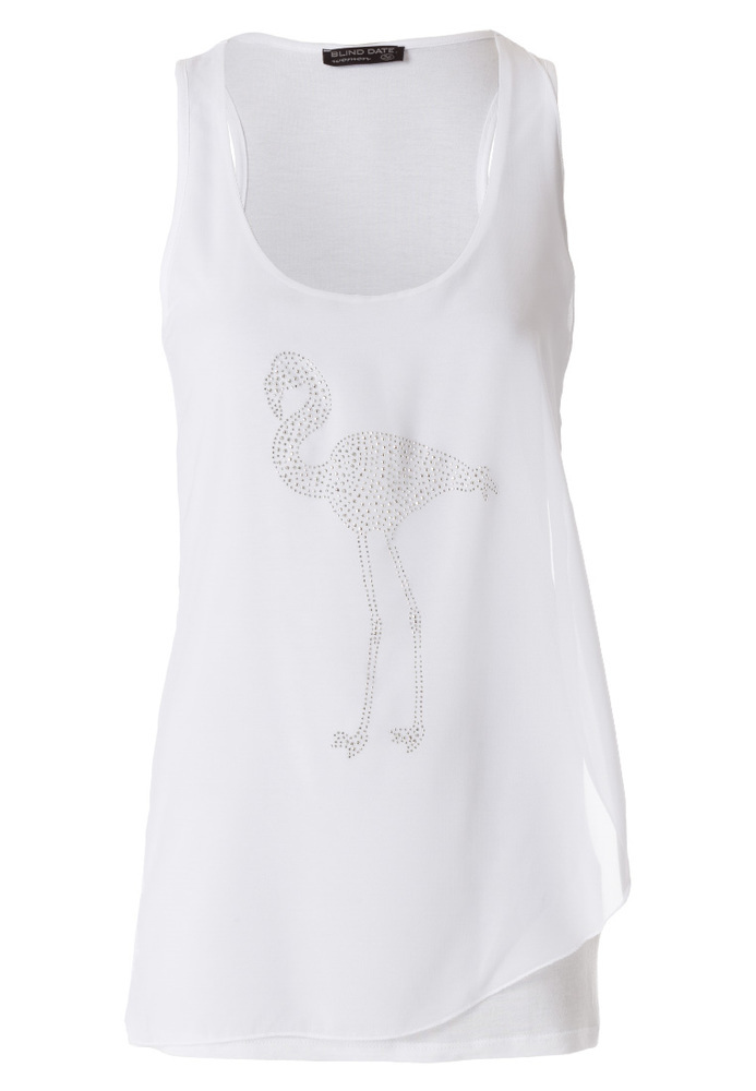 Top mit Flamingo