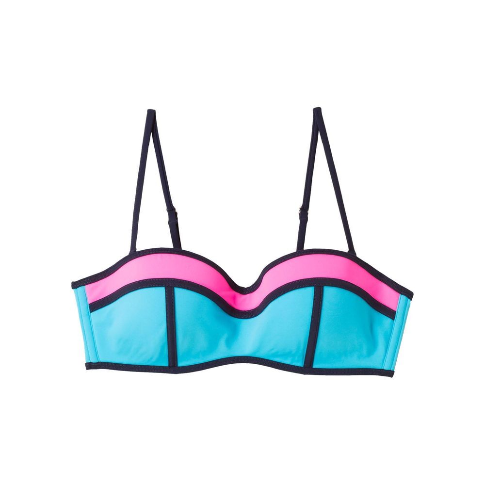 Bikini Top im Colour-Blocking-Look