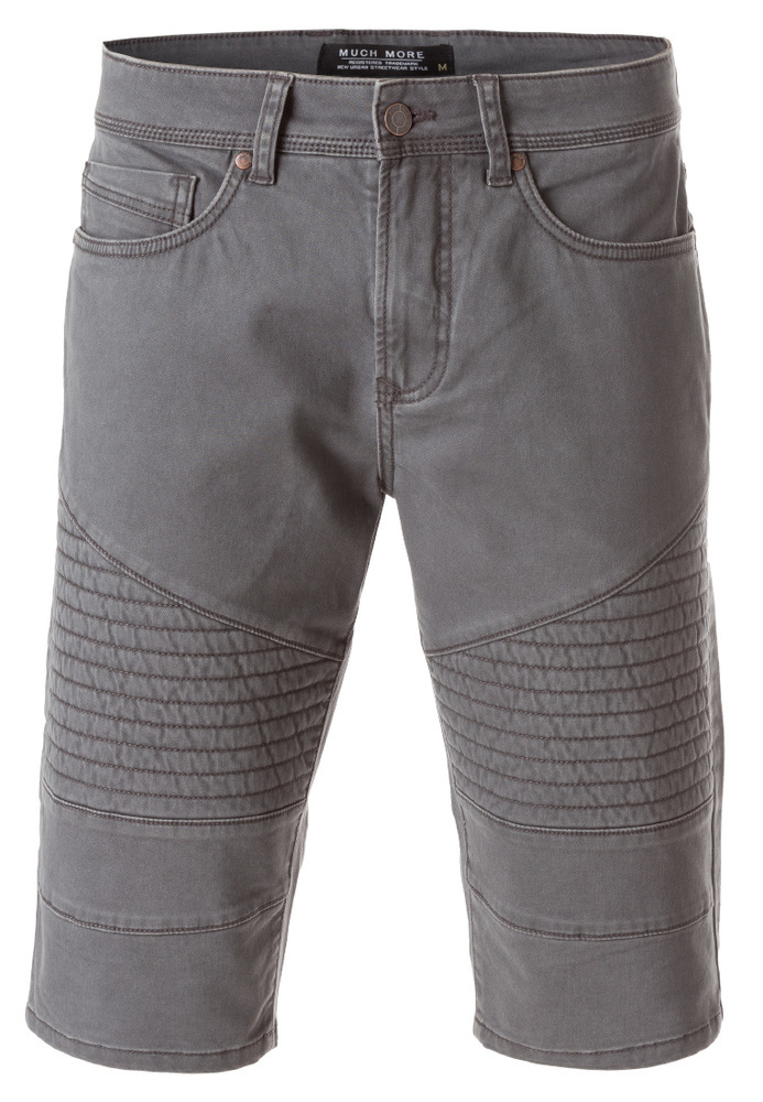 Jeans-Shorts im Biker-Style