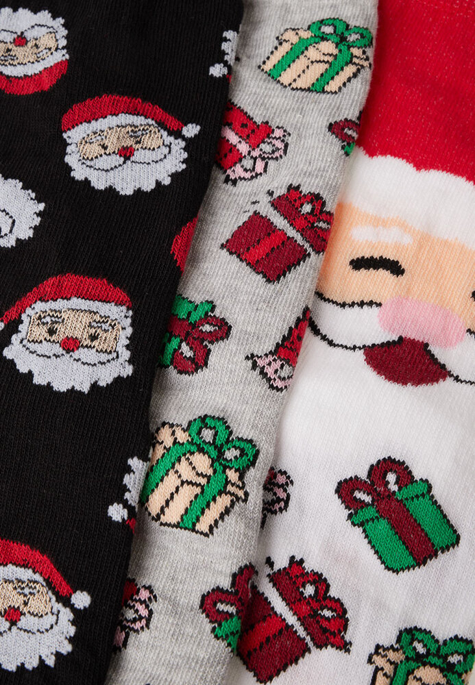 X-Mas-Socken im 3er-Pack